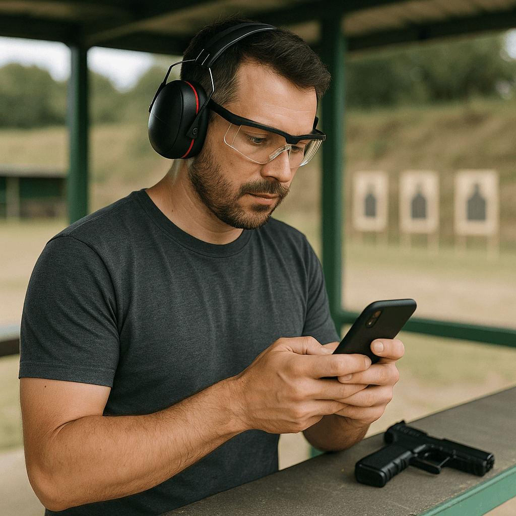 Shooter using app
